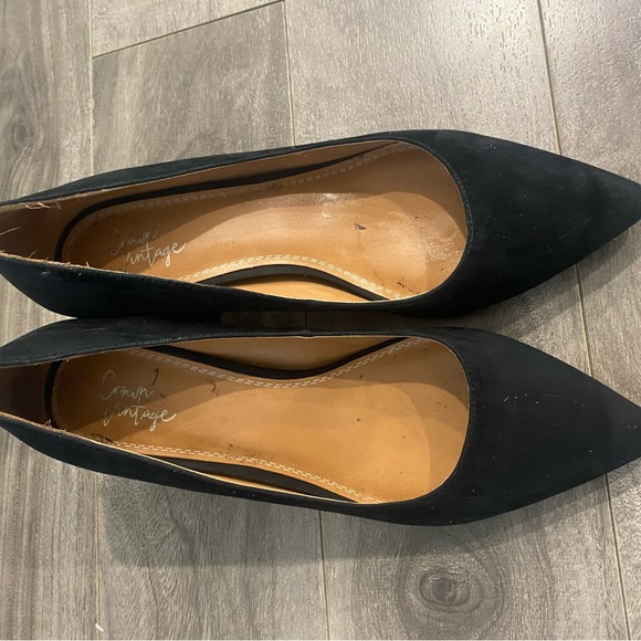 Suede block heels size 8 - Picture 4 of 4